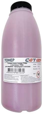 Тонер CET TF8M C-EXV54, для CANON iRC3025/3025i/3020, пурпурный, 232грамм, бутылка 9668584968
