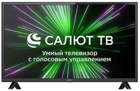 32″ Телевизор BLACKTON Bt 32S06B, DLED, HD, черный, СМАРТ ТВ, Салют ТВ 9668587340