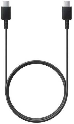 Кабель Samsung EP-DA705, USB Type-C (m) - USB Type-C (m), 1м, 3A, черный [ep-da705bbegww]