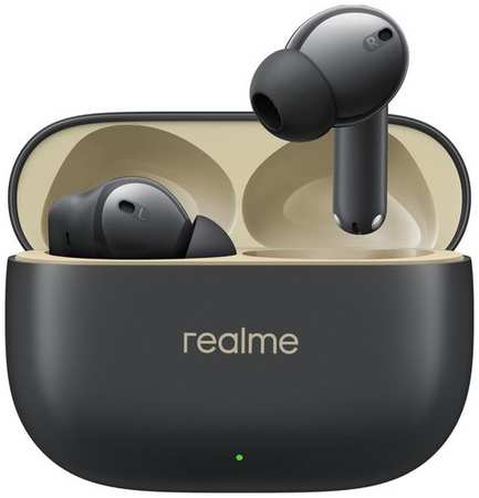 Наушники REALME Buds T300 RMA2302, Bluetooth, внутриканальные, черный [631209000023] 9668593094