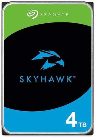 Жесткий диск Seagate Skyhawk ST4000VX005, 4ТБ, HDD, SATA III, 3.5″ 9668594736