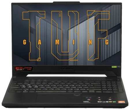 Ноутбук игровой ASUS TUF Gaming A15 FA507XI-HQ066 90NR0FF5-M004N0, 15.6″, 2023, IPS, AMD Ryzen 9 7940HS 4ГГц, 8-ядерный, 16ГБ DDR5, 512ГБ SSD, NVIDIA GeForce RTX 4070 для ноутбуков - 8 ГБ, без операционной системы