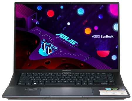 Ноутбук игровой ASUS Zenbook Pro 16X OLED UX7602VI-MY073X 90NB10K1-M00430, 16″, 2023, OLED, Intel Core i9 13900H 2.6ГГц, 14-ядерный, 32ГБ LPDDR5, 2ТБ SSD, NVIDIA GeForce RTX 4070 для ноутбуков - 8 ГБ, Windows 11 Professional, ч 9668597676