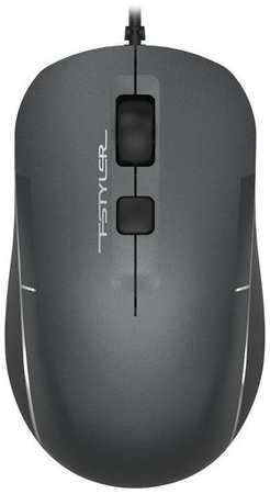 Мышь A4TECH Fstyler FM26, оптическая, проводная, USB, и [fm26 usb (smoky )]