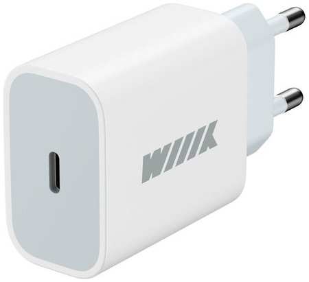 Сетевое зарядное устройство Wiiix UNN-4-1-01-PD, USB type-C, 20Вт, 3A, белый 9668598745