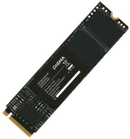 SSD накопитель Digma Meta M6E DGSM4512GM6ET 512ГБ, M.2 2280, PCIe 4.0 x4, NVMe, M.2, rtl 9668599517