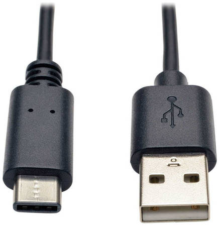 TRIPPLITE Кабель Tripp Lite U038-003, USB Type-C (m) - USB (m), 0.9м, черный