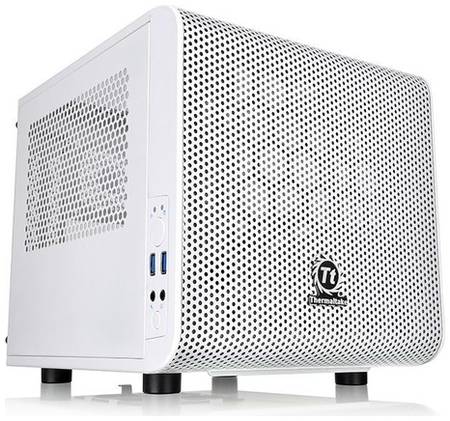 Корпус miniITX Thermaltake Core V1, SFF, без БП, [ca-1b8-00s6wn-01] V1 Snow