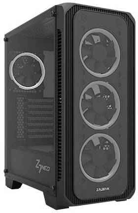 Корпус ATX Zalman Z7 NEO, Midi-Tower, без БП, черный 9668684748