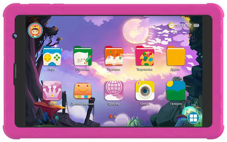 Детский планшет Digma CITI Kids 81 8″, 2GB, 32GB, 3G, Wi-Fi, Android 10.0 Go розовый [cs8233mg] 9668750730
