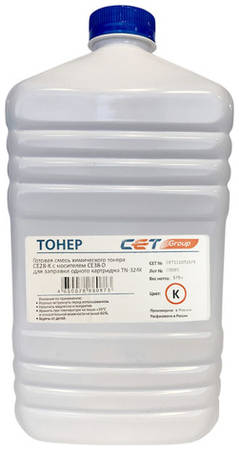 Тонер CET CE28-K/CE28-D, для KONICA MINOLTA Bizhub C258/308/368, черный, 579грамм, бутылка, девелопер 9668757516