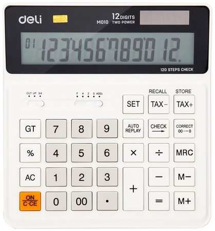 Калькулятор Deli EM01010, 12-разрядный