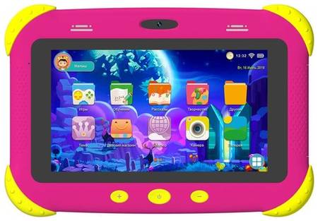 Детский планшет Digma CITI Kids 7″, 2GB, 32GB, 3G, Wi-Fi, Android 9.0 розовый [cs7216mg] 9668813189
