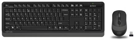Комплект (клавиатура+мышь) A4TECH Fstyler FG1010, USB, беспроводной, черный и серый [fg1010 grey] 9668829194