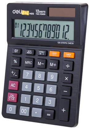 Калькулятор Deli EM01320, 12-разрядный