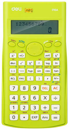 Калькулятор Deli E1710A/GRN, 10+2-разрядный
