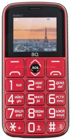 Сотовый телефон BQ Respect 1851, красный 9668841278