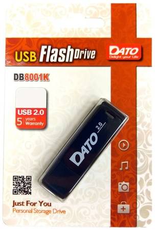 Флешка USB DATO DB8001 16ГБ, USB2.0, [db8001k-16g]