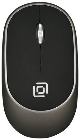 Мышь Oklick 535MW, оптическая, беспроводная, USB, черный и серый [1103653] 9668847017
