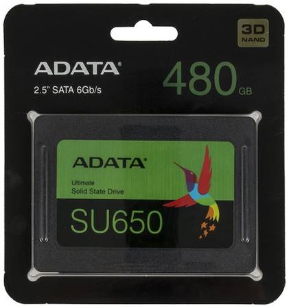 SSD накопитель A-Data Ultimate SU650 ASU650SS-480GT-R 480ГБ, 2.5″, SATA III, SATA