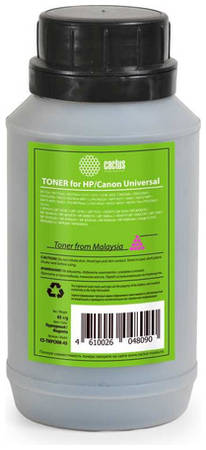Тонер Cactus CS-THPCHUM-45, для HP Color Universal, пурпурный, 45грамм, флакон 9668849803