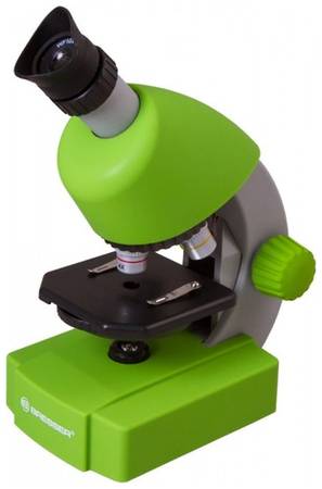 Микроскоп BRESSER Junior 70124, 40-640x, на 3 объектива, зеленый 9668851325