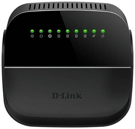 Wi-Fi роутер D-Link DSL-2740U/R1A, ADSL2+, черный 9668853691