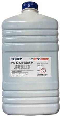 Тонер CET PK206, для Kyocera Ecosys M6030cdn/6035cidn/6530cdn/P6035cdn, 500грамм, бутылка