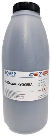 Тонер CET PK206, для Kyocera Ecosys M6030cdn/6035cidn/6530cdn/P6035cdn, черный, 100грамм, бутылка 9668856224