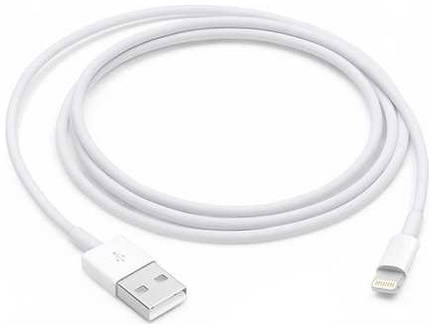 Кабель Apple A1480, Lightning (m) - USB (m), 1м, MFI, белый [mxly2zm/a] 9668859059