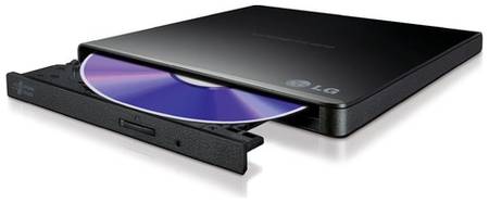 Оптический привод DVD-RW LG GP57EB40, внешний, USB, черный, Ret 9668866434