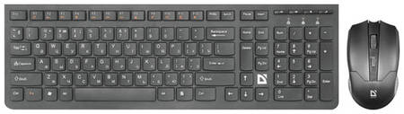 Комплект (клавиатура+мышь) Defender Columbia C-775, USB, беспроводной, [45775]