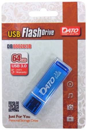 Флешка USB DATO DB8002U3 64ГБ, USB3.0, [db8002u3b-64g]
