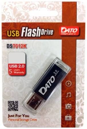 Флешка USB DATO DS7012 16ГБ, USB2.0, [ds7012k-16g]