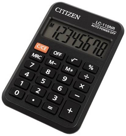 Калькулятор Citizen LC-110NR, 8-разрядный
