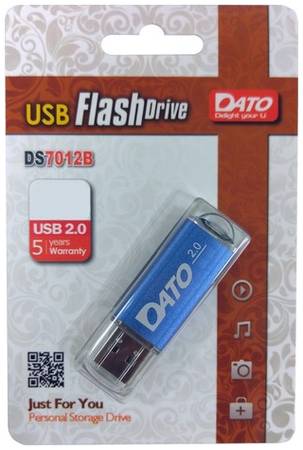 Флешка USB DATO DS7012 32ГБ, USB2.0, [ds7012b-32g]