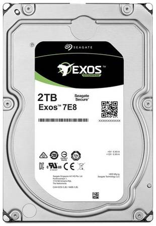 Жесткий диск Seagate Exos 7E8 ST2000NM001A, 2ТБ, HDD, SATA III, 3.5″ 9668892300
