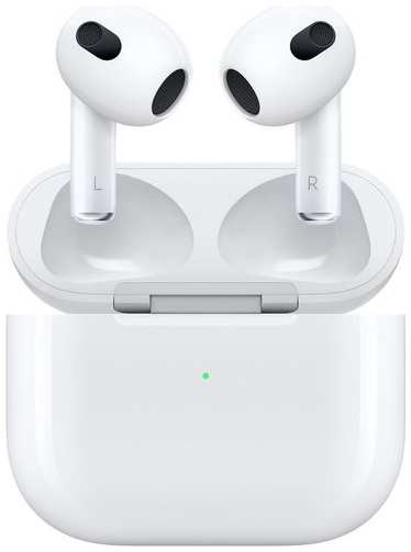 Наушники Apple AirPods 3 A2565,A2564,A2566 MagSafe, Bluetooth, вкладыши, [mme73za/a]