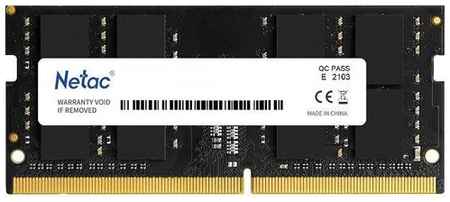 Оперативная память NETAC Basic NTBSD4N26SP-16 DDR4 - 1x 16ГБ 2666МГц, для ноутбуков (SO-DIMM), Ret 9668924865