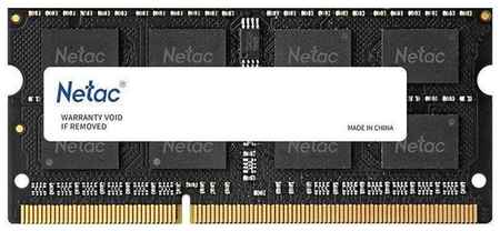 Оперативная память NETAC Basic NTBSD3N16SP-04 DDR3L - 1x 4ГБ 1600МГц, для ноутбуков (SO-DIMM), Ret 9668924872