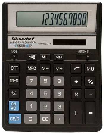 Калькулятор Silwerhof SH-888X-14, 14-разрядный