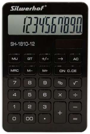 Калькулятор Silwerhof SH-1810-12, 12-разрядный