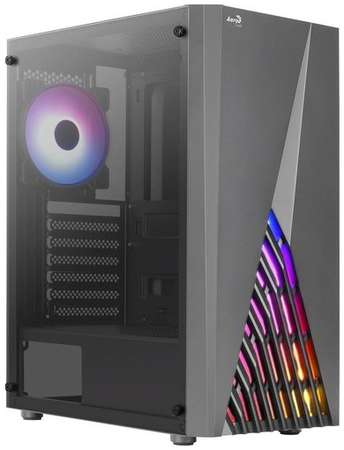 Корпус ATX Aerocool DELTA, Midi-Tower, без БП, черный [delta-g-bk-v1] 9668937065