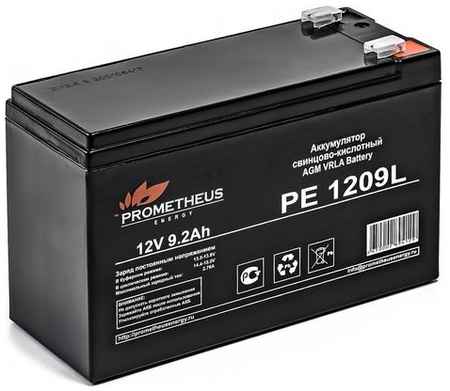 Аккумуляторная батарея для ИБП PROMETHEUS ENERGY PE 1209L 12В, 9.2Ач 9668937633
