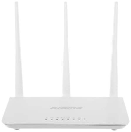 Wi-Fi роутер Digma DWR-N302, N300, белый 9668939037