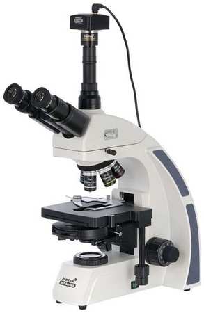 Микроскоп LEVENHUK MED D45T, световой/оптический/биологический/цифровой, 40–1000x, на 5 объективов, белый [74010] 9668944528