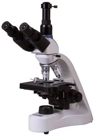 Микроскоп LEVENHUK MED 10T, световой/оптический/биологический, 40-1000x, на 4 объектива, белый [73985] 9668944562
