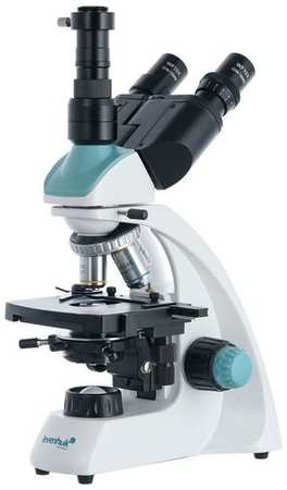 Микроскоп LEVENHUK D400T, световой/оптический/биологический/цифровой, 40–1000x, на 4 объектива, белый/зеленый [75435] 9668944582