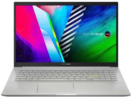 Ноутбук ASUS VivoBook 15 OLED K513EA-L12974, 15.6″, OLED, Intel Core i3 1125G4 2ГГц, 4-ядерный, 8ГБ DDR4, 256ГБ SSD, Intel UHD Graphics , без операционной системы, [90nb0sg2-m00ec0]