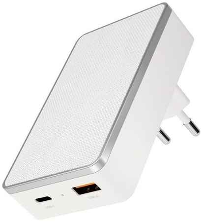 Сетевое зарядное устройство VLP VLP-WC20-01-WH, USB-C + USB-A, 3A, белый 9668961461